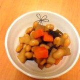大豆と野菜の煮物
